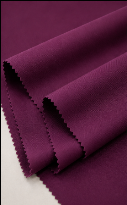 Berry Purple Poly-Viscose